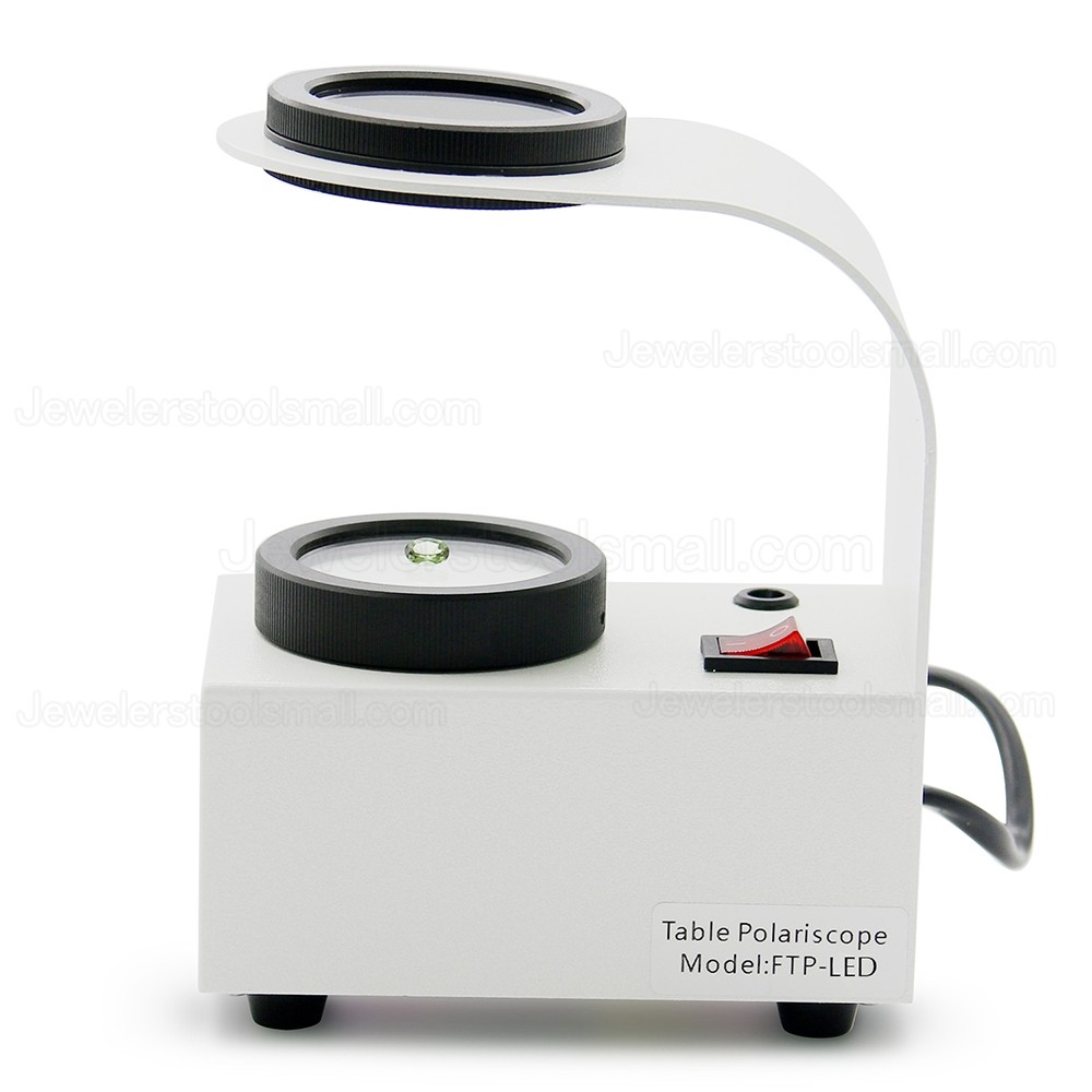 Professional Gemological Instrument With Interference ball Built in LED Light Desktop Gem Polariscope