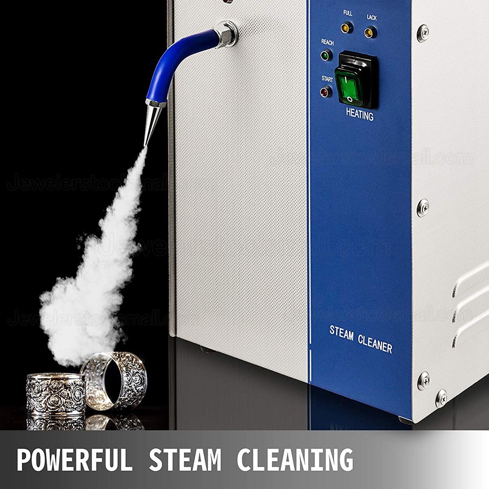 4L Stainless Steel Jewelry Steam Cleaner Gem Washer Gold & Silver Jewellery Steam Cleaning Machine Goldsmith Tools 2200W