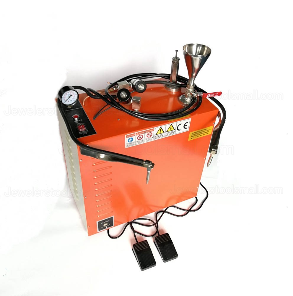 15L Jewelry Steam Cleaner Diamond Cleaning Machine with 2 Nozzles Jewellery Cleaning Equipment