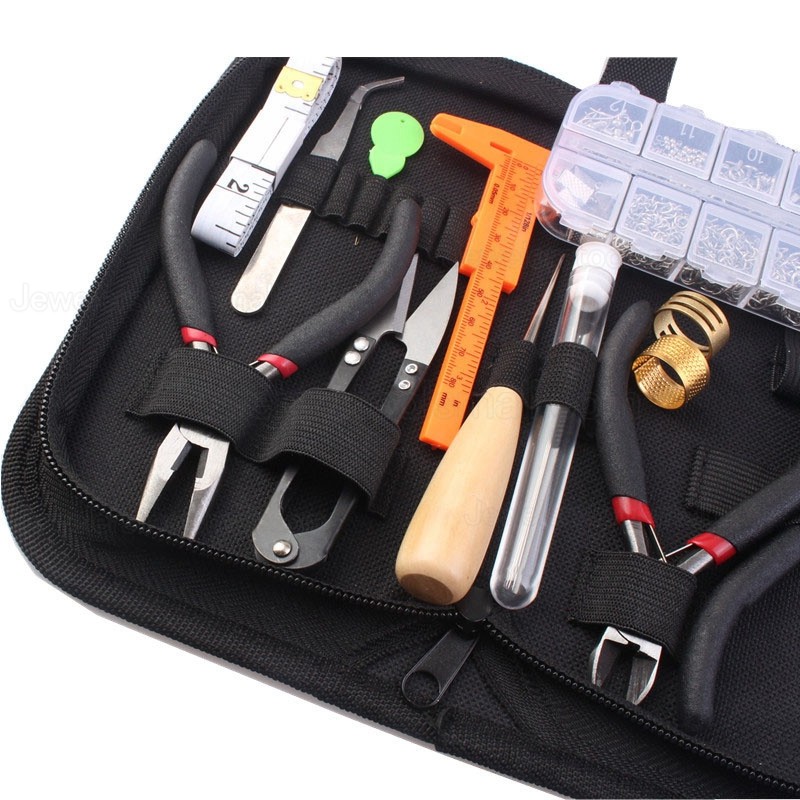 Jewelry Wires and Jewelry Findings Starter Jewelry Beading Making and Repair Tools Kit