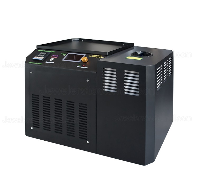 3KG Jewelry Gold Silver Induction Melting Furnace With Water Chiller for Gold Silver & Copper