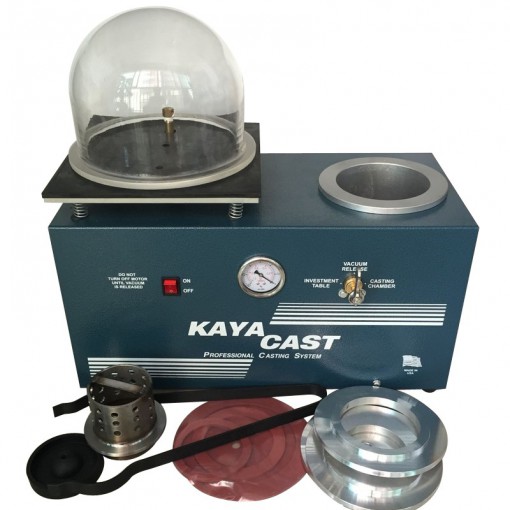 2L Jewelry Vacuum Investing Casting Vacuum Casting Machine with 3 CFM Pump