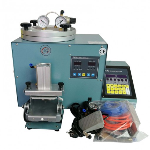 Jewelry Rubber Mold Making Tools Digital Vacuum Wax Injector Machine