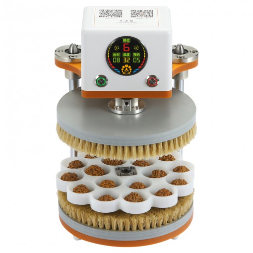 Automatic Bead Polishing Machine Adjustable Speed Walnut Wood Polishing Machine Digital Display