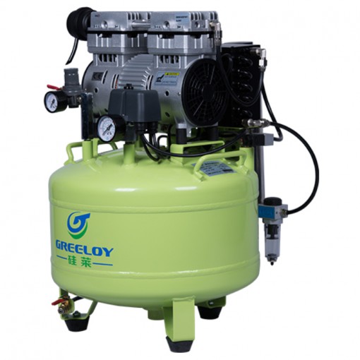 Greeloy® GA-81Y Oilless Air Compressor With Drier for Jewelry Making Lab Automation Fields