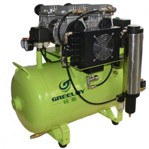 Greeloy® GA-82Y Oilless Air Compressor With Drier for Jewelry Making Lab Automation Fields