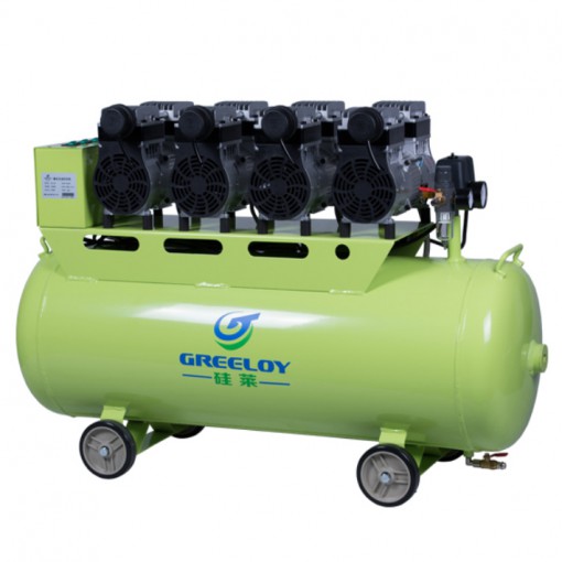 Greeloy® GA-84 Slient Oilless Air Compressor 620L/min for Jewelry Making Lab Automation Fields