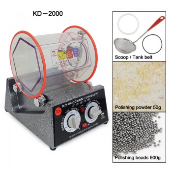 5KG Jewelry Polisher Tumbler Metal Rotary Tumbler Machine with Timer