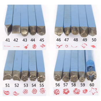 20PCS Steel Design Stamp Punch Tool for Beading & Jewelry Making Metal Design Stamps Mixed Set