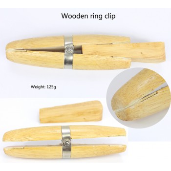 2Pcs Professional Wood Ring Clamp Jewelers Holder Jewelry Making Hand Tool Benchwork
