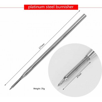 10 Pcs Tungsten Steel Burnisher Long Sharp Nose Curved Burnisher Jewelers Ring Tool For Jewelry Making