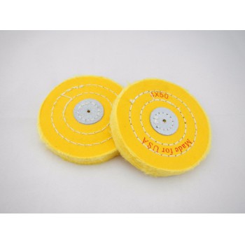 10Pcs 3"-10" Cotton Lint Cloth Buffing Wheel Gold Silver Jewelry Mirror Polishing Wheel