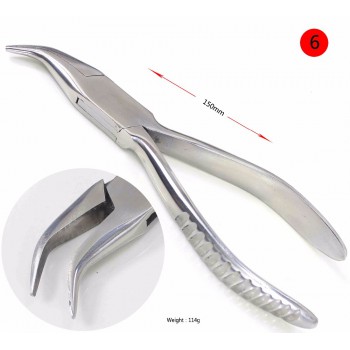 Stainless Steel Pliers Professional Flat Nylon Jaw Pliers for DIY Jewelry Tools