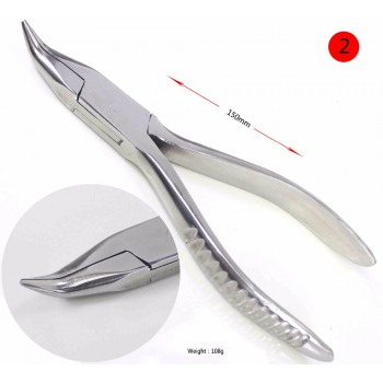 Stainless Steel Pliers Professional Flat Nylon Jaw Pliers for DIY Jewelry Tools