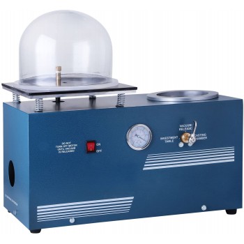 2L Jewelry Vacuum Investing Casting Vacuum Casting Machine with 3 CFM Pump