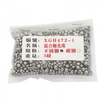 1 Bag Stainless Steel Mixed Multi-type Burnishing Ball Beads Cones Polishing Jewelry Tumbling Media for Rotary Tumbler