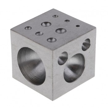 Jewelery Dapping Block With 18 Round Cavities 2