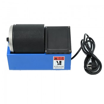 Mini Rotary Polishing Machine Bead Polisher with Rubber Buckets Roll Barrel Rotary Grinding Jewelry Tools