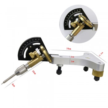 Gemstone Faceting Hand for Lapidary Machine with Index Wheels of 96 and 64 for Faceting and Polishing Gemstone