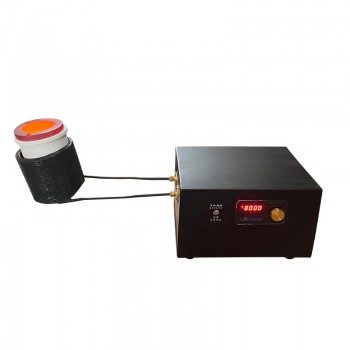 1-6KG Medium Frequency 1400 Degree Split Induction Gold Melting Furnace For Smelting Silver Copper Aluminum