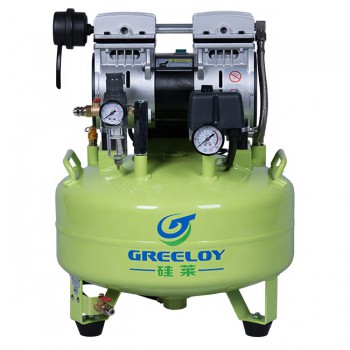 Greeloy® Oil Free Air Compressor GA-61X With Silent Cabinet
