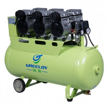 Greeloy GA-63 Ultra Quiet 2.5HP 90L Air Compressor with Check Valve for Jewelry Making Lab Automation Fields