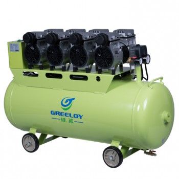 Greeloy GA-64 Piston Type Silent Oil Free Air Compressor for Jewelry Making Lab Automation Fields