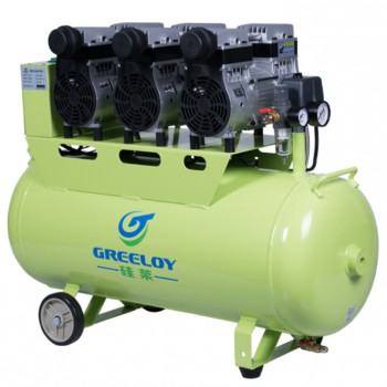 Greeloy® GA-83 Oilless Air Compressor 465L/min for Jewelry Making Lab Automation Fields