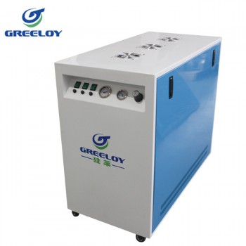 Greeloy® GA-83X Oilless Air Compressor with Silent Cabinet for Jewelry Making Lab Automation Fields