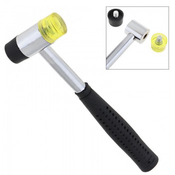 Multifunctional 25mm 30mm 35mm 40mm Double Face Tap Hammer Nylon Head Rubber Mallet