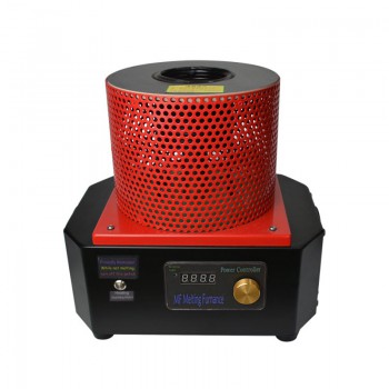 4KG Small Gold Melting Induction Machine Furnace For Melting Bronze Steel Iron Silver Copper