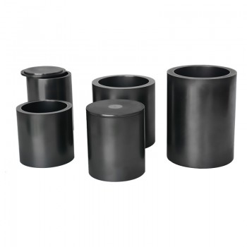 High Purity Graphite Crucible Molds with Cap Lab Graphite OEM ODM