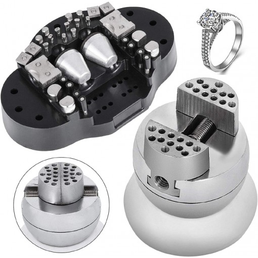 Professional Jewelry Ball Vise 3" Engraving Block Ball Vise Setting Tool 360°Rotation 3 Inch Engraver Ball Vise