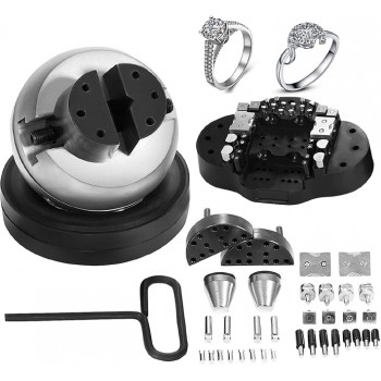 Jewelry Engravers Ball Vise 5" Engraving Block Ball Vise 360°Rotation Setting Tool