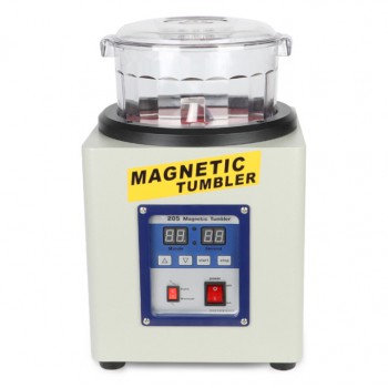 Jewelry Magnetic Polishing Tumbler Digital Display Jewelry Polisher Finisher Finishing  Machine