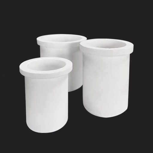 High Temperature Alumina Ceramic Crucible for Melting Furnace Induction Melting SiO2 Ceramic Crucible