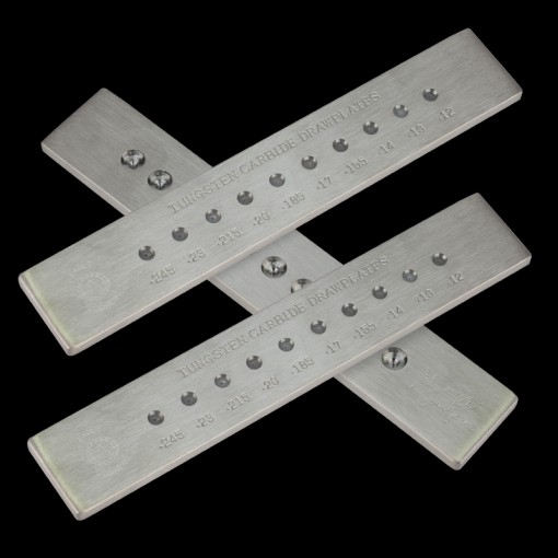 10 Holes 0.12-0.245mm Round Wire Drawing Tungsten Carbide Wire Draw Plate for Jewelry Making