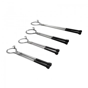 1-8KG Foundry Crucible Pouring Tongs Graphite Ceramic Crucibles Pliers for Metal Casting Smelting