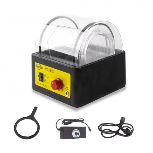 PG-085 Jewelry Barrel Rotary Tumbler Stone Gem Polisher Polishing Machine