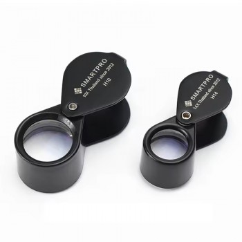 SmartPro H10/H14 14x/10x Professional Jeweler's Loupes for Gemstone Assessment