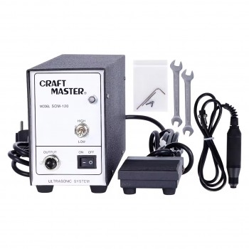 SOM-120 Jewelry Mold Engraving Machine Deburring Tool Ultrasonic Polishing Machine