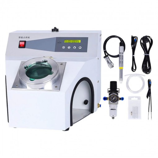  600W 150A Jewelry Spot Welding Machine Gold Silver Titanium Argon Pulse Welder 4 Modes