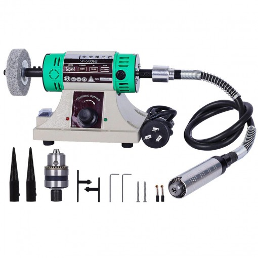 SP-5006B Benchtop Jewelry Buffer Lathe Polisher Jewelry Polishing Grinding Machine SP-5006B Benchtop Jewelry Buffer Lathe Polisher Jewelry Polishing Grinding Machine