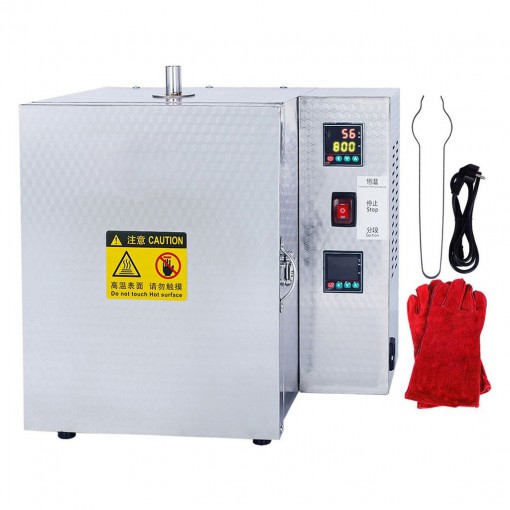 Dual PID Jewelry Making Burnout Furnace 800°C Segmented Heating Jewelry Kiln