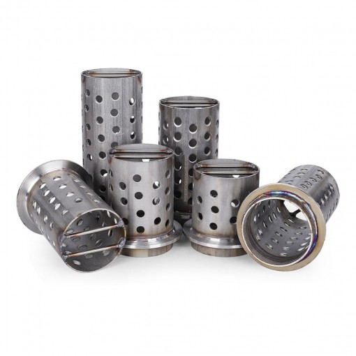 4 Inches Stainless Steel Vacuum Casting Flask with Perforated Flanged Design