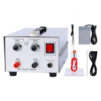 200W 30A Sparkle Pulse Jewelry Welder Welding Machine For Gold, Silver And Platinum