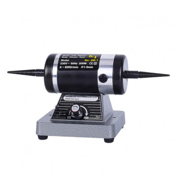 DM-7 Adjustable Speed Jewelry Buffer Polisher Bench Grinder Lathe Jewelry Grinding Polishing Machine