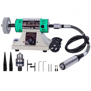 SP-5006B Benchtop Jewelry Buffer Lathe Polisher Jewelry Polishing Grinding Machine