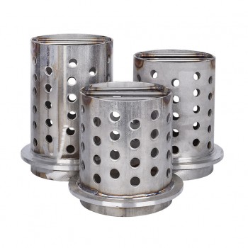 5 Inches Jewelry Vacuum Casting Flask with Perforated Flanged Design