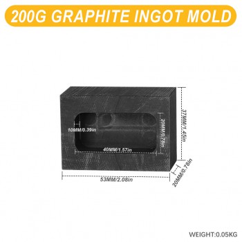 Graphite Ingot Molds for Gold Silver Metal Melting Casting
